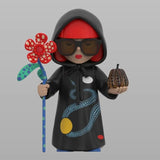 Yayoi Kusama Polka Dot Pumpkin Trendy Toy Figure, Trendy Art Decorative Desktop Doll Ornament, Creative Birthday Gift