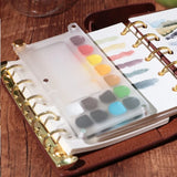AOOKMIYA Portable Watercolor Palette Empty Acrylic Loose-leaf Paint Box with Cover Artist Accessories Travel Painting Art Supplies