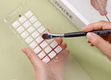 Watercolor paint palette portable art transparent acrylic mini painting Iron box high-value moisturizing color palette
