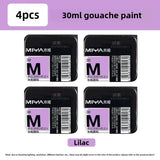 MIYA HIMI Jelly Pigment Single 30ml Gouache Pigment 56 Colors Beginners Try Supplement Replacement Training Art Gouache Pigment