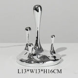 Sculptures Luxury Art Modern Aesthetic Figurines Creative Desk Design Sculpture Gift Nordic Figurines Water Drop Home Decor