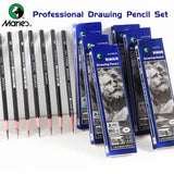 AOOKMIYA 12pcs Marie's Professional Pencil Set for Draw Sketch Layering & Shading ,Art Graphite Supplies for Adults Beginners & Artists