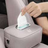 AOOKMIYA Car Tissue Box Car Armrest Box Tissue box Hanging Tissue Bag Interior Modification Product Suitable For2024-2025 BYD Plus/UP/Pro