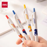 Deli 4/8pcs 0.5mm Black Ink Quick-drying Kawaii Gel Pen Stationery School Supplies Gift Cute Pens Office Supplies Signing Pen