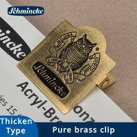 Schmincke Brass Paper Clips For Art Drawing Paper Book Clip Travelers Notebook Accessories Planner Decoration School Stationery