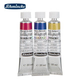 Schmincke Finest Artists Gouachefarbe Gouache Colour Calligraphy Gouache, 12 Colors, 20ml Tubes, Opaque Watercolors