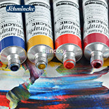 Schmincke Finest Artists Gouachefarbe Gouache Colour Calligraphy Gouache, 12 Colors, 20ml Tubes, Opaque Watercolors