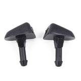 Automobile parts 2pcs car Windshield Washer Nozzles For Volvo S80 C70 XC90 Washer Nozzles 30655605 Black Replacement Parts Exterior Windshield