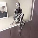 Modern Figurines Minimalism Art Miniatures Luxury Creative Ornaments for Bedroom Aesthetic Room Decor Original and Funny Gifts