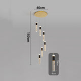 Modern home decoration crystal chandelier, stair Pendant lamp, living room Pendant lights, interior lighting