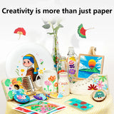 AOOKMIYA Deli 12/24/36 Colors Paint Markers Waterproof Quick Drying Acrylic Marker Pens for Wood Rock Canvas Cups Birthday Gifts