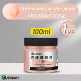 AOOKMIYA 1pc Marie's Protrait Tone Acrylic Paint,100/300 ml(3.38 oz/10.1 oz) for Rock,Wood,Crafts,Canvas,Glass for Artists and Adults