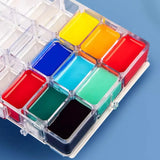 AOOKMIYA Plastic Storage Box for Watercolor Gouache Oil Painting Dispenser Multi-Functional Paint Humidor Container Boxes Art Supplies  AOOKMIYA.COM