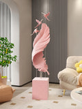 AOOKMIYA ART+ Creative Gifts Home Decor Creative 150CM Flocking Feather Statues Floor Decor Nordic Living Room Large Sculpture Bluetooth Speaker Art Ornament