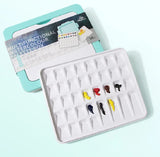 AOOKMIYA Multifunctional watercolor Palette 36 GRID sealing moisturizing acrylic  gouache oil  pigment box  Special palette for artists  AOOKMIYA.COM