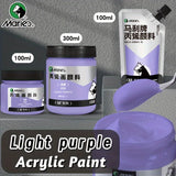 AOOKMIYA 1pc Marie's Acrylic Pigment,Light Pale Purple,100/300 ml 3.38 oz/10.1 oz,Perfect for Glass,DIY Painting,Rock for Adults,Artists