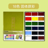 AOOKMIYA 2024 ZIG Kuretake Solid Watercolor Paint Set  Watercolors Field Sketch Set for Painting Supplies 12/18/24/36/48 Colors  AOOKMIYA.COM