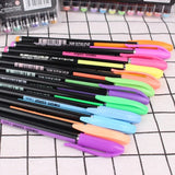 12-48 Colors Highlighter Set Fine Point Marker Pen Art Stationery Supplies for Doodling Scrapbooking Drawing Writing Sketching