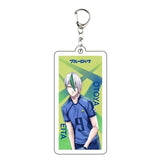 AOOKMIYA ART+ Creative Gifts Blue Lock Isagi Yoichi Acrylic Anime Keychain Bag Charms Pendant Jewelry Cute Creative Key Ring Friends Gift Figure Cartoon