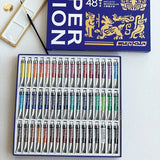AOOKMIYA New Super Vision Master Watercolor Paint Tube Set 8ML 24/48 Colors Artist Water Color for Painting Drawing Art Supplies