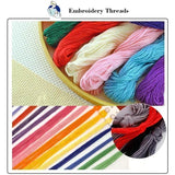 AOOKMIYA Joy Sunday Cross Stitch Kit Copenhagen HD Pattern Aida 16/14/11CT Counted Printed Canva DIY Embroidery Kit Hand Craft Home Decor