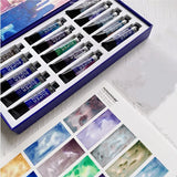 AOOKMIYA Super Vision New Layered Watercolor Paint 15ML/tube Mineral Texture Antique Illustration Precipitation Color Art Supplies