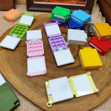 AOOKMIYA Empty Palette Portable Folding Watercolor Box 9 Compartments 0.5ML Paint Tray 3D Printing Travel Painting Artist's Art Supplies