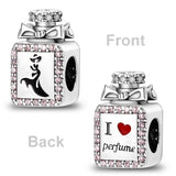 2025 Hot Sale Charms Bead 925 Sterling Silver Pink Butterfly Luminous Firefly Dangle Fit Bangle Bracelet Necklace DIY Jewelry