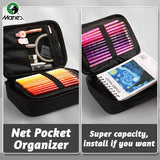 AOOKMIYA 48/72/120 Holes Large Capacity Portable Pencil Case - Waterproof, Zippered Storage Bag,Ideal for Professionals,Adult,Students