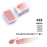 AOOKMIYA Full Pan White Nights Artists Solid Watercolor Paints 19 Colors Macaron/Candy Color for Painters Student Art Supplies
