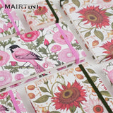 AOOKMIYA MAIRTINI Fabric Cover Cotton Pulp 300g Portable Watercolor Book Medium Rough Painting Hand Ledger Artist Art Supplies