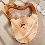 AOOKMIYA Lyre Harp Mahogany Portable Harps Professional Stringed Instruments Miniature Harpa Musical Instrument Beginners Children Gift AOOKMIYA.COM