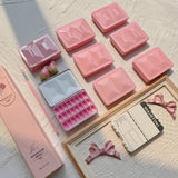 AOOKMIYA Empty Italian FOME Heavy Enamel Paint Box 18/24grids Mini Watercolor Gouache Artist Palette Painting Tools Art Supplies