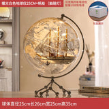 Transparent Globe Living Room TV Cabinet Wine Cabinet Entrance Desk Table Decoration High-end Light Luxury Modern