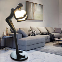 AOOKMIYA ART+ Creative Gifts Nordic humanoid sculpture floor lamp creative ball holding designer exhibition hall, hotel sales office, character decoration st