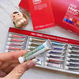 AOOKMIYA Holbein New Layered Color Artist Watercolor Pigment 5ML/Tube Precipitation Color Professional Opacity Beginner Painting Supplies
