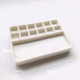 12 Color Travel Ceramic Color Box Compact and Easy To Carry Watercolor Pigment Palette Student Painting Supplies    Palette Box