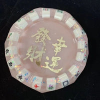AOOKMIYA ART+ Creative Gifts DIY personalized customization Mahjong large size ashtray Drop glue finished product handmade fortune creative gift bedroom