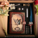 Butterfly Relief Notebook Loose Leaf Journal DIY Tools Gift Box Packaging It Is Very Suitable for Personal Use As A Gift