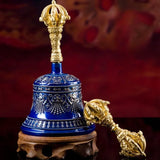 AOOKMIYA Copper Tibetan Bell Yoga Meditation Accessories Sound Therapy Landscape Bells Pestle Healing Musical Percussion Instruments AOOKMIYA.COM