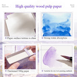AOOKMIYA Portable Empty Acrylic Watercolor Palette Watercolor Book Set 8/12 Grid Paint Tray Art Student Travel Painting Art Supplies