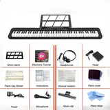 88 Key Keyboard Light Orchestrated BY Portable Home Electric Piano Child Adult Starter Electric Profession Musical Instrument