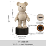 Bear Decoration Landing Figurine Resin Material Ornaments Sculpture Beside The TV Cabinet in The Living Room Festival Gift