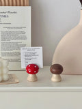 Cute Creative Mushroom Note Holder Desktop Note Organizer Office Multifunctional Supplies Tabletop Ornament  Display Stand