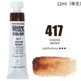 AOOKMIYA Korea Shinhan 30 Color Transparent Watercolor Paint 12ml Tube Beginner Entry Watercolor Nail Aquarelas Art Supplies