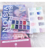 AOOKMIYA SUPERVISION Mica Layered Watercolor Pigment 10 Colors 1ML Pearlescent Chameleon Precipitation Color Master Painting Art Supplies