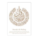 Islamic Surah An-Nas Arabic Calligraphy Canvas Painting Ayat Al Kursi Quran Wall Art Posters And Prints Pictures Home Decoration