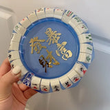 AOOKMIYA ART+ Creative Gifts DIY personalized customization Mahjong large size ashtray Drop glue finished product handmade fortune creative gift bedroom