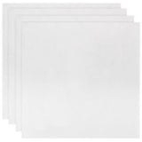 AOOKMIYA 4pcs/set Water Soluble Embroidery Stabiliser Wash Away Cold Water Soluble Film Water Solute Embroidery Backing DIY Craft Making