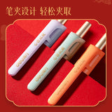 Deli 3/6/9pcs 0.5mm Black Ink Quick-drying Kawaii Gel Pen School Supplies Gift Office Supplies Signing Pens Stationery Cute Pens